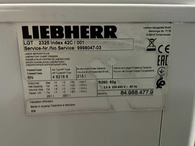 Liebherr index 42c vriezer - afbeelding 7 van  7