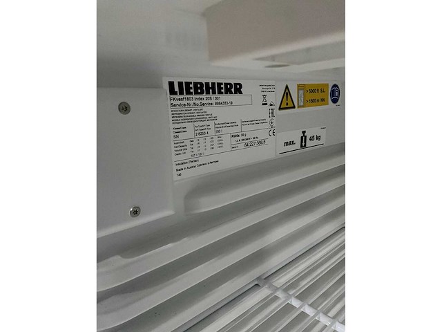 Liebherr kfvesf1803 glasdeur koelkast - afbeelding 4 van  4