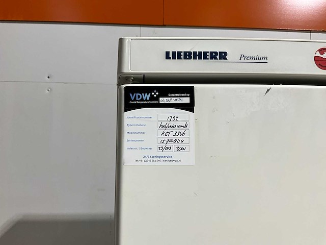 Liebherr kgt 3946 koelkast-vriezer combinatie - afbeelding 2 van  4