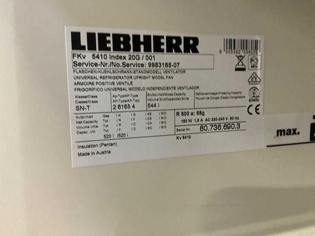 Liebherr koelkast (2x) - afbeelding 8 van  8