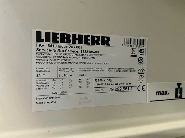Liebherr koelkast (2x) - afbeelding 2 van  3