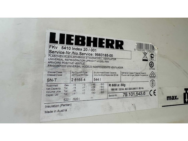 Liebherr koelkast - afbeelding 3 van  3