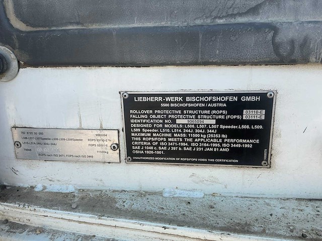 Liebherr l509 shovel - afbeelding 27 van  34