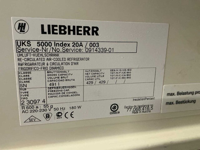 Liebherr profi line koelkast (2x) - afbeelding 2 van  2