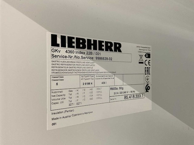 Liebherr profiline 2 6196 4 koelkast - afbeelding 4 van  5