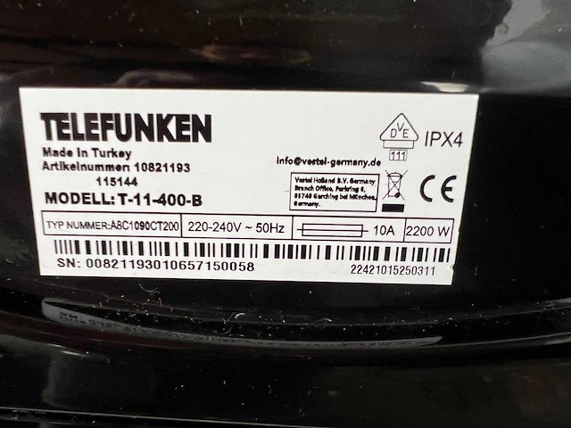 Liebherr vriezer | aeg wasmachine | telefunken droger - afbeelding 6 van  6