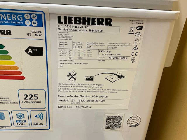 Liebherr vriezer - afbeelding 2 van  4