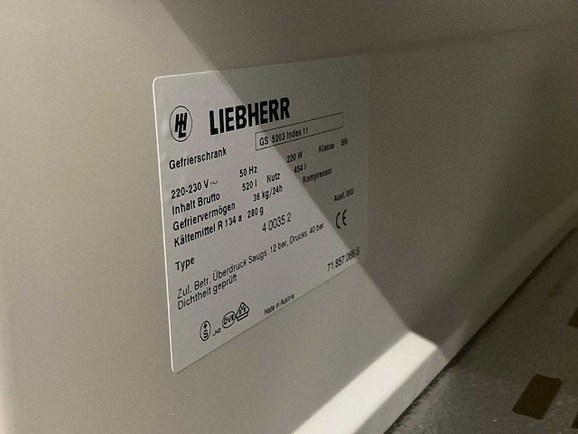 Liebherr vriezer - afbeelding 8 van  8