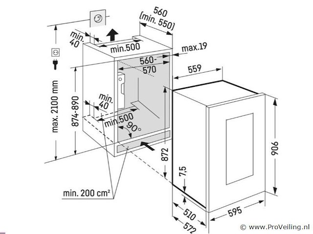 Liebherr wijnklimaatkast 1683-21 - afbeelding 3 van  4