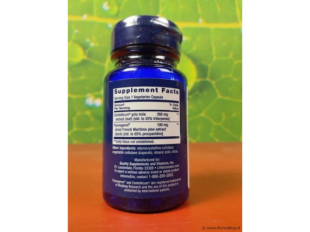 Life extension supplement arterial protect - 2 potjes á 30 vegacapsules - afbeelding 4 van  4