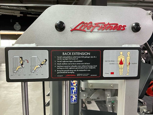 Life fitness back extension krachtstation - afbeelding 9 van  10