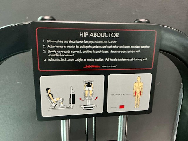 Life fitness hip abducter krachtstation - afbeelding 10 van  12