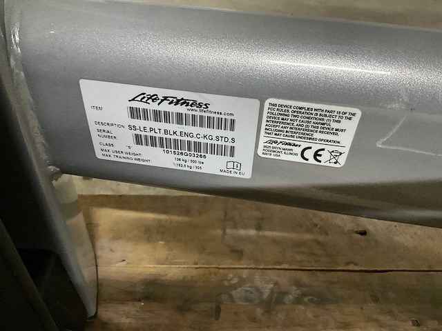 Life fitness quadriceps leg press - afbeelding 2 van  10