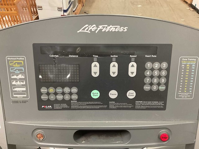 Lifefitness 95ti loopband - afbeelding 5 van  6