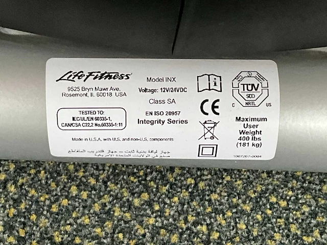 Lifefitness inx crosstrainer - afbeelding 5 van  5