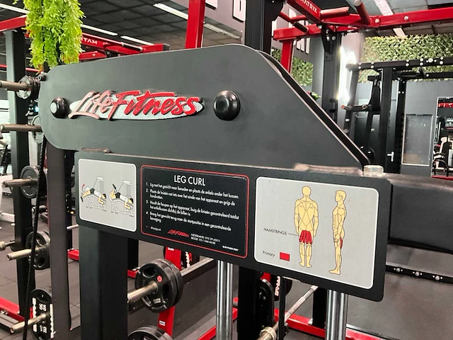Lifefitness pro 1 lying leg curl - afbeelding 8 van  8