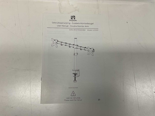 Lifegoods lg1020 lg1020 monitorbeugel (3x) - afbeelding 3 van  4