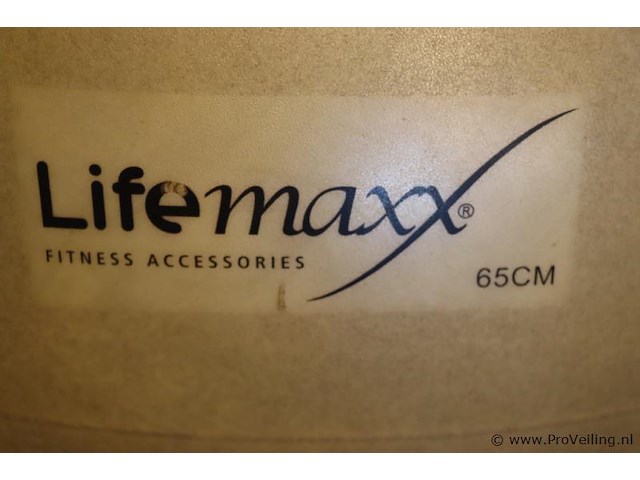 Lifemaxx fitnessbal 65cm incl. ophangbeugel - afbeelding 2 van  4