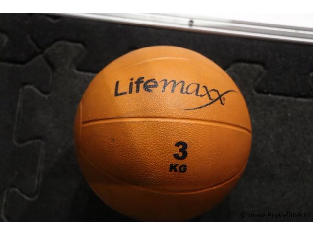 Lifemaxx medicine ball 3kg - afbeelding 2 van  3