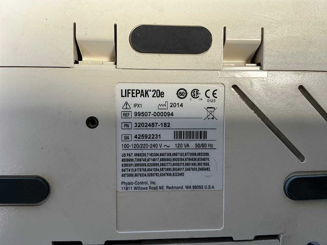 Lifepack 20 defibrillator monitor - afbeelding 4 van  4