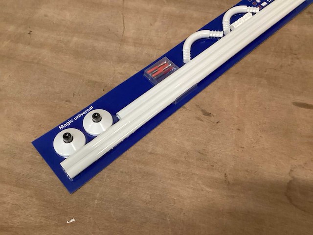 Lifestyle douchegordijnstang, wit (8x) - afbeelding 3 van  5