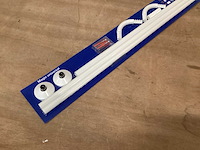 Lifestyle douchegordijnstang, wit (8x) - afbeelding 3 van  5