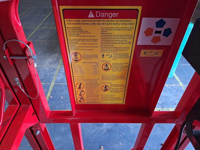 Lift platform - 2025 - gtjz - 6.5m werkhoogte - hoogwerker - afbeelding 5 van  14