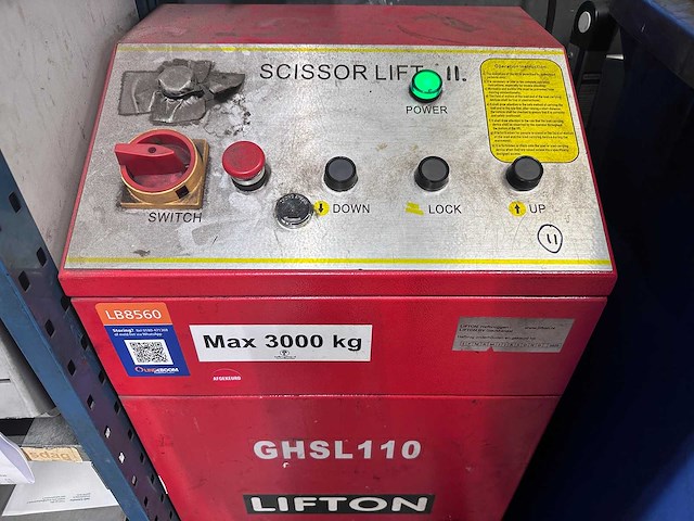 Lifton - schaarhefbrug - hefbrug 230v - afbeelding 8 van  8