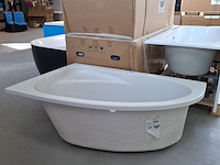 Ligbad riho, lyra, glans wit - afbeelding 1 van  8