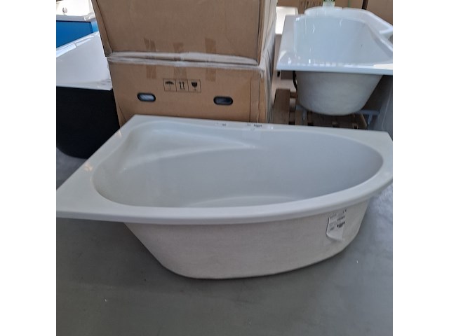 Ligbad riho, lyra, glans wit - afbeelding 2 van  8