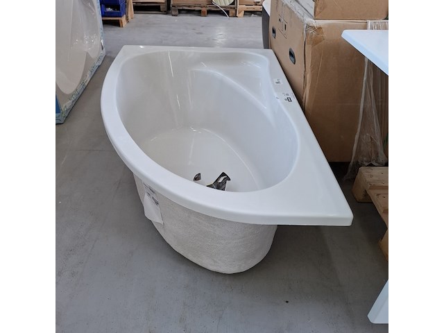 Ligbad riho, lyra, glans wit - afbeelding 4 van  8