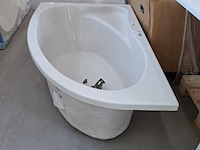 Ligbad riho, lyra, glans wit - afbeelding 4 van  8