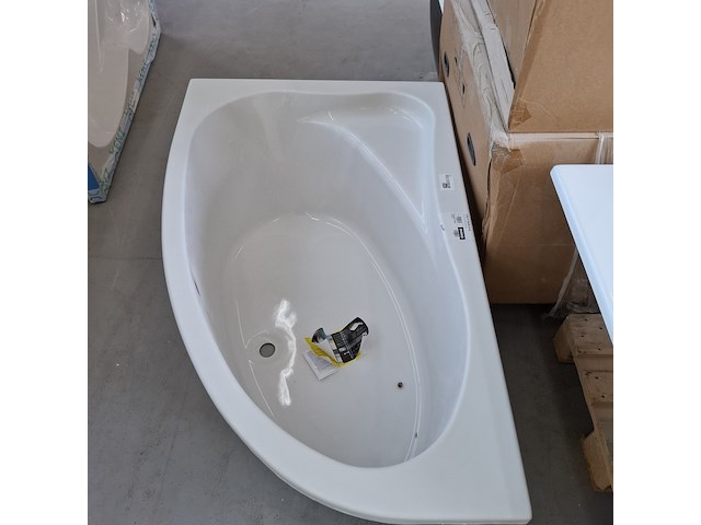 Ligbad riho, lyra, glans wit - afbeelding 5 van  8