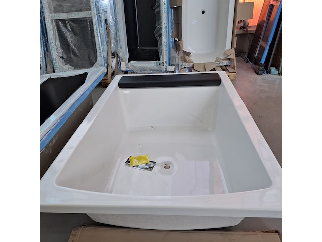 Ligbad riho, savona, glans wit - afbeelding 4 van  8