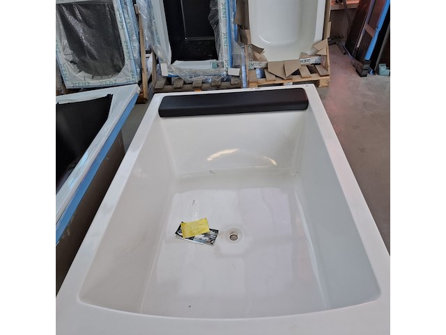 Ligbad riho, savona, glans wit - afbeelding 5 van  8