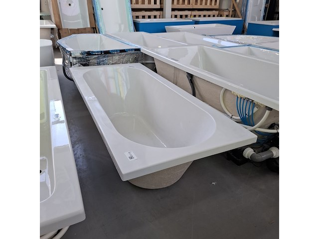 Ligbad sanindusa, urby, glans wit - afbeelding 1 van  8