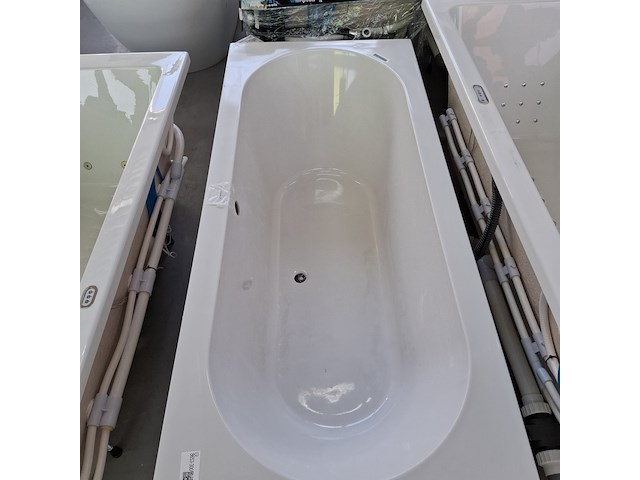 Ligbad sanindusa, urby, glans wit - afbeelding 3 van  8