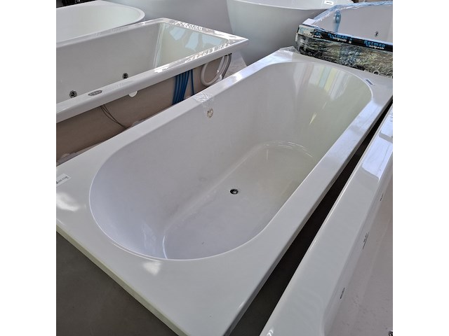 Ligbad sanindusa, urby, glans wit - afbeelding 4 van  8