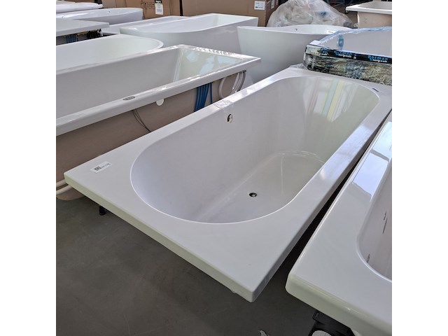 Ligbad sanindusa, urby, glans wit - afbeelding 5 van  8