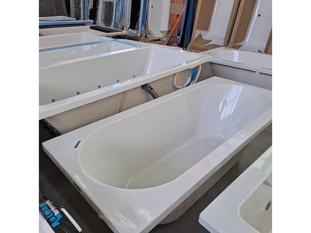 Ligbad sanindusa, urby, glans wit - afbeelding 6 van  8