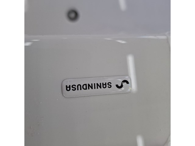 Ligbad sanindusa, urby, glans wit - afbeelding 8 van  8