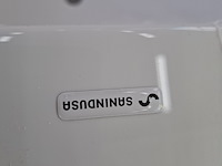 Ligbad sanindusa, urby, glans wit - afbeelding 8 van  8