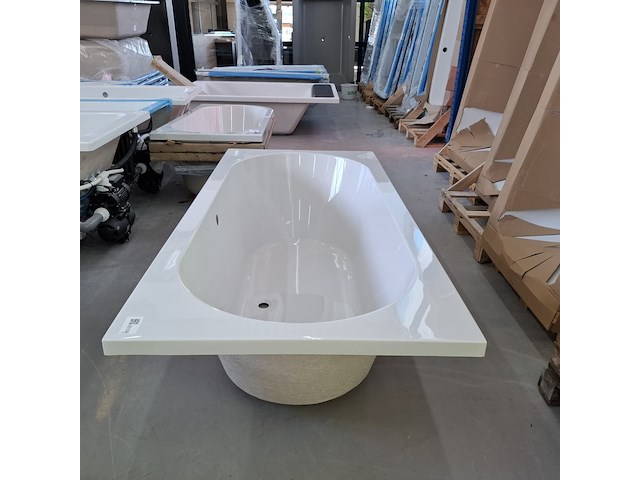 Ligbad sanindusa, urby, glans wit - afbeelding 2 van  6