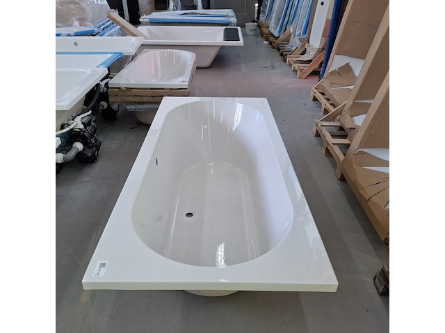 Ligbad sanindusa, urby, glans wit - afbeelding 3 van  6