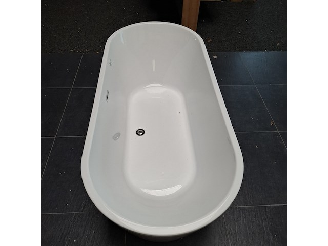 Ligbad sanisupply, vrijstaand, glans wit - afbeelding 5 van  8