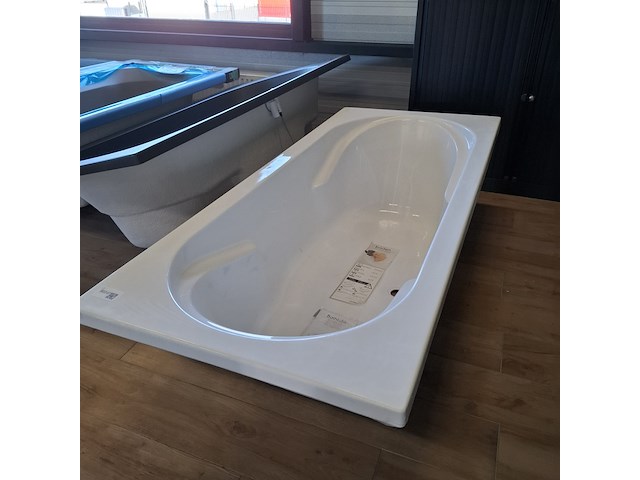 Ligbad sealskin, glans wit - afbeelding 2 van  7