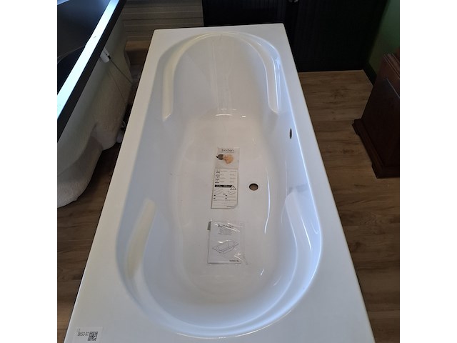 Ligbad sealskin, glans wit - afbeelding 3 van  7