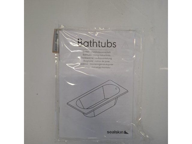 Ligbad sealskin, glans wit - afbeelding 6 van  7