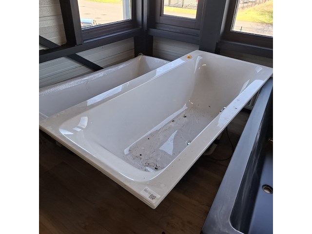 Ligbad vd sluis, glans wit - afbeelding 3 van  5