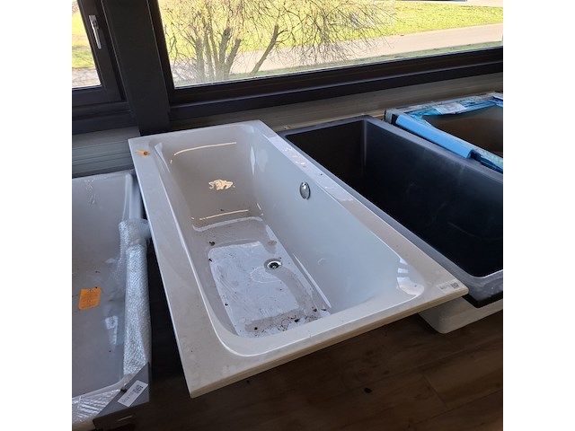 Ligbad vd sluis, glans wit - afbeelding 5 van  5